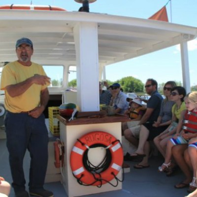 lobster boat tour group